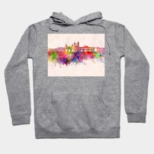 Cordoba AR skyline in watercolor background Hoodie